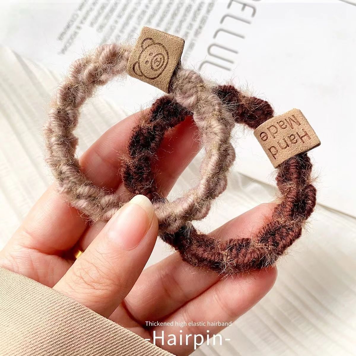 Wholesale Thick High Elastic Hair Tie
